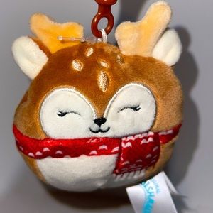 Dawn the Fawn 3.5 " Squishmallow Clip Stuffed Plush